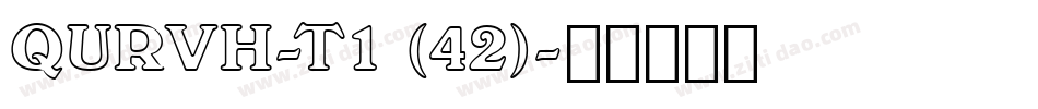 QURVH-T1 (42)字体转换